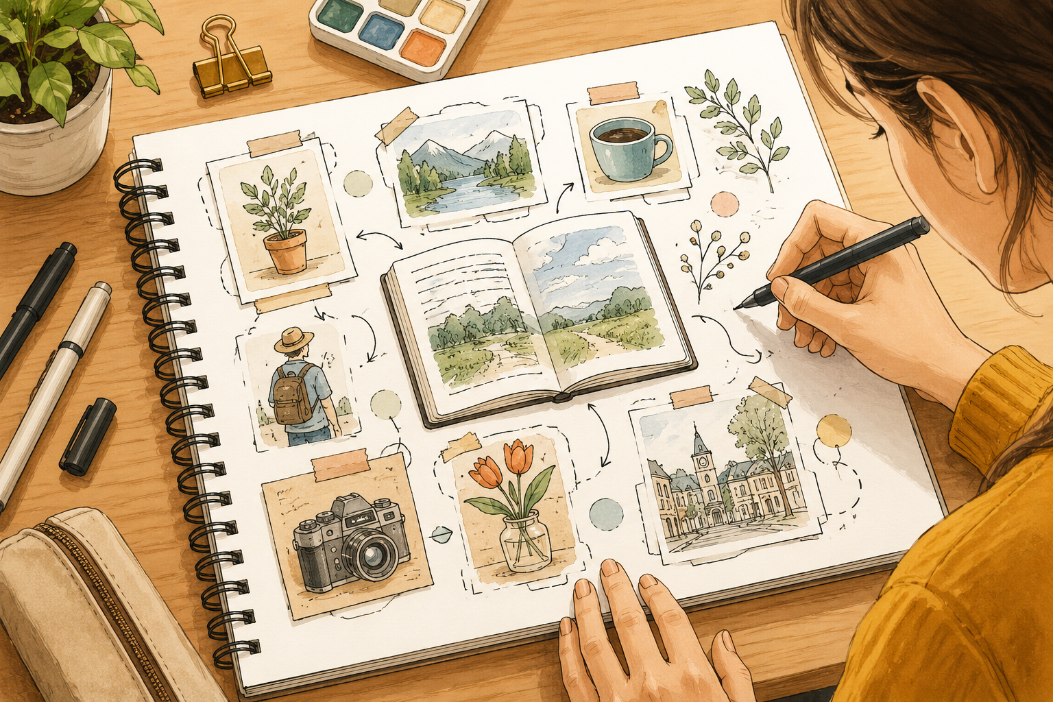 Why Visual Thinkers Use Sketch Journaling