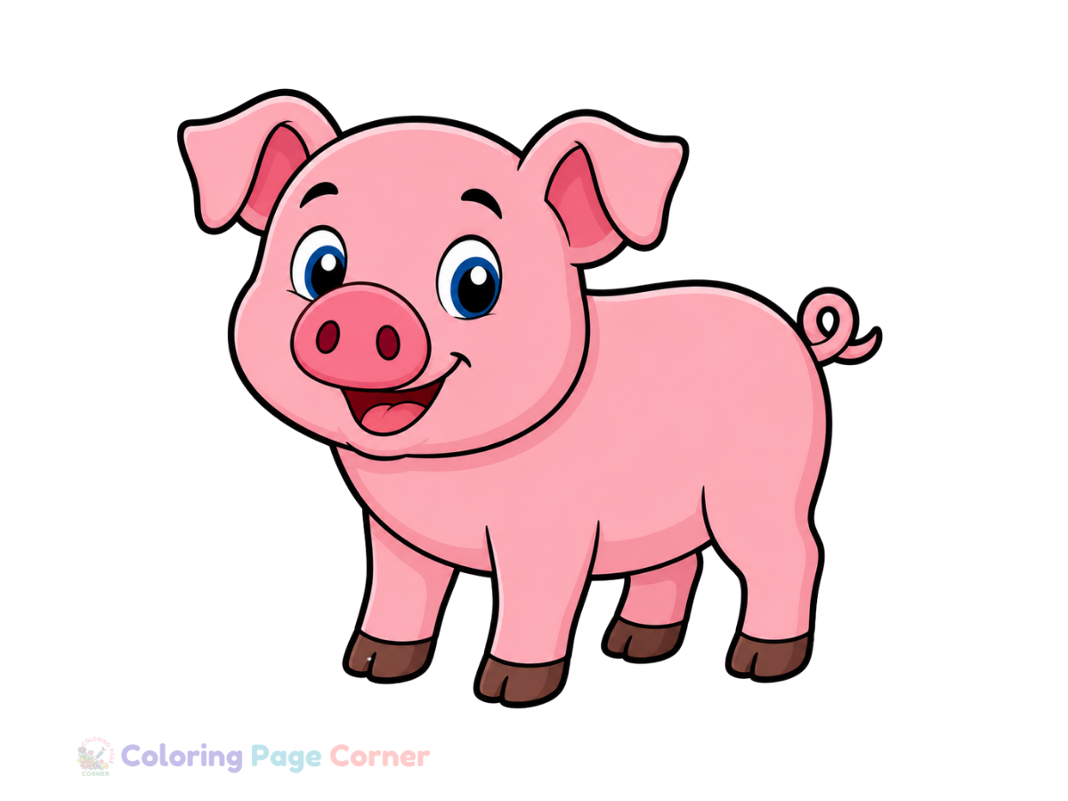 Printable Guinea Pig Coloring Page